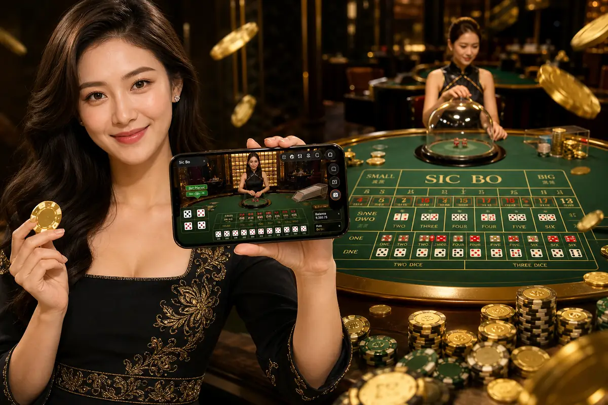 fc99 Casino live baccarat table with real dealer